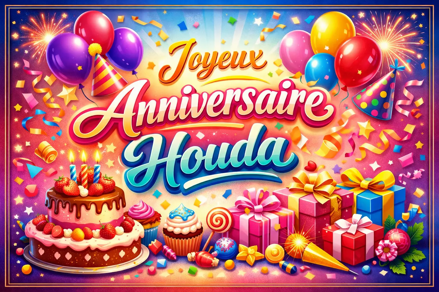 Joyeux Anniversaire Houda