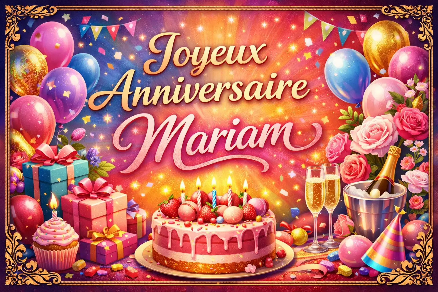 Joyeux Anniversaire Mariam