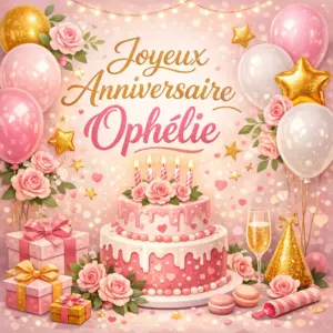 Joyeux Anniversaire Ophelie Joyeux Anniversaire Ophelie