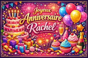 Joyeux Anniversaire Rachel