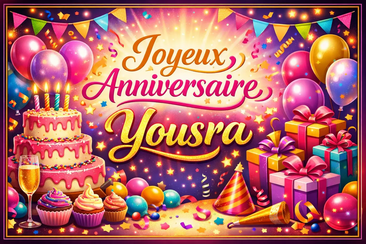 Joyeux Anniversaire Yousra