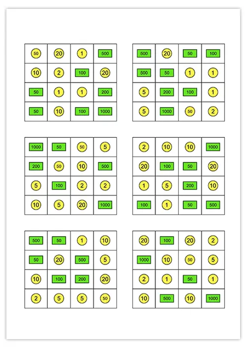 Trouver des images identiques: à imprimer jeu-de-memoire-pour-les-plus-petits-01
