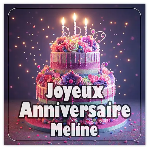 Joyeux Anniversaire Meline