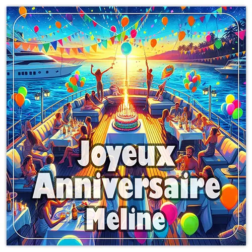 Joyeux Anniversaire Meline