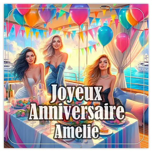 Joyeux Anniversaire Amelie