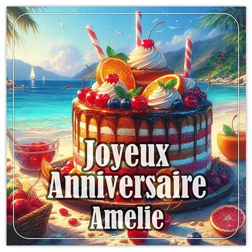 Joyeux Anniversaire Amelie