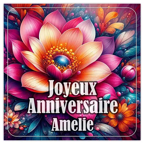Joyeux Anniversaire Amelie