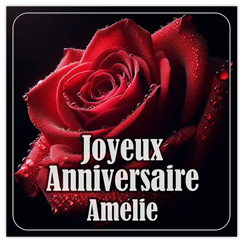 Joyeux Anniversaire Amelie