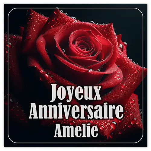 Joyeux Anniversaire Amelie