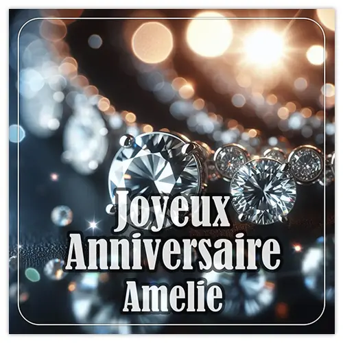 Joyeux Anniversaire Amelie