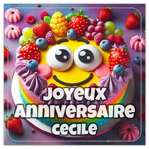 Joyeux Anniversaire Cecile