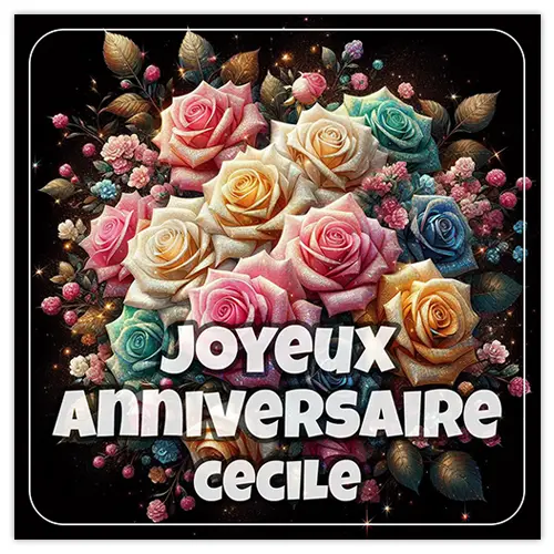 Joyeux Anniversaire Cecile