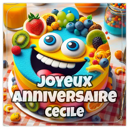 Joyeux Anniversaire Cecile