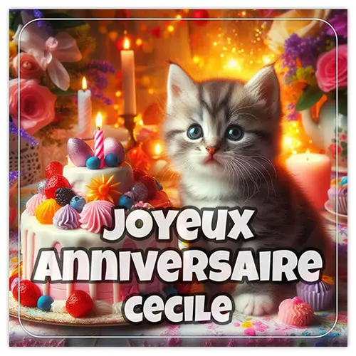 Joyeux Anniversaire Cecile