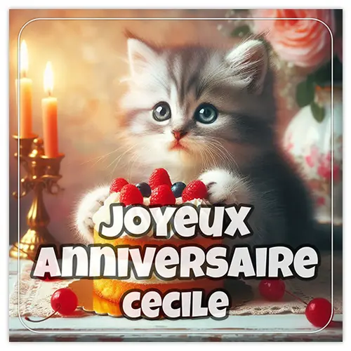 Joyeux Anniversaire Cecile