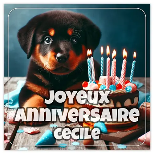 Joyeux Anniversaire Cecile