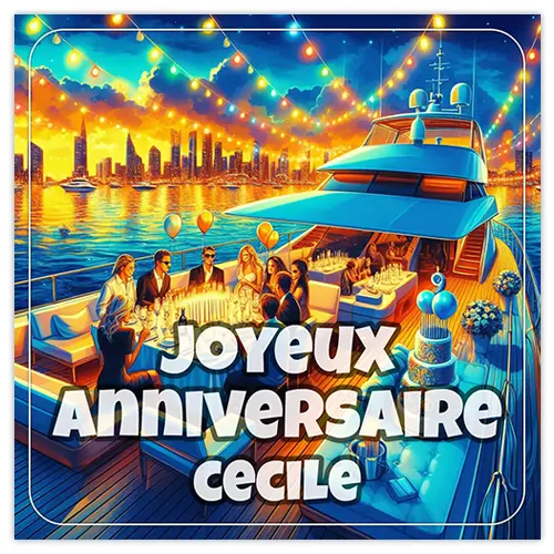 Joyeux Anniversaire Cecile