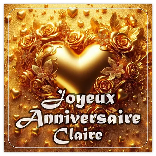Joyeux Anniversaire Claire