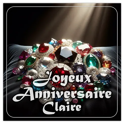 Joyeux Anniversaire Claire
