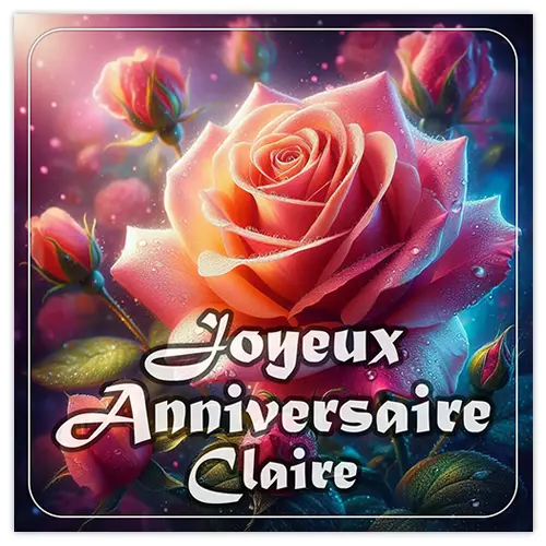 Joyeux Anniversaire Claire