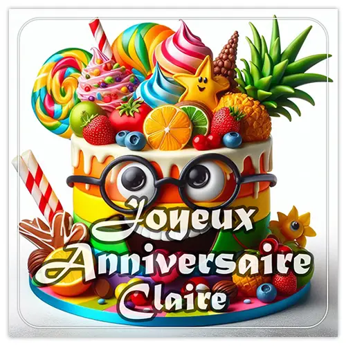 Joyeux Anniversaire Claire