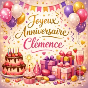 Joyeux Anniversaire Clemence