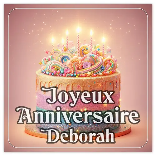 Joyeux Anniversaire Deborah