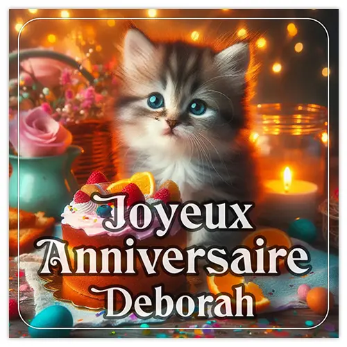 Joyeux Anniversaire Deborah
