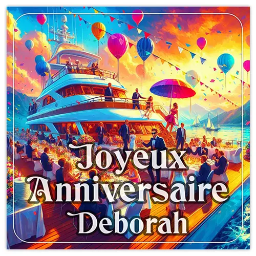 Joyeux Anniversaire Deborah
