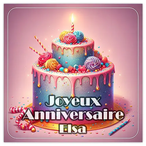 Joyeux Anniversaire Elsa