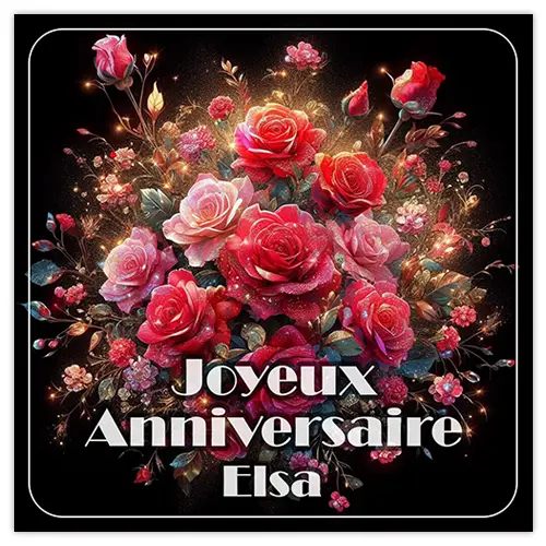 Joyeux Anniversaire Elsa