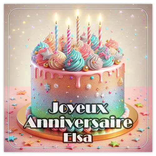 Joyeux Anniversaire Elsa