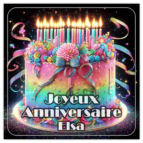 Joyeux Anniversaire Elsa