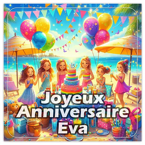Joyeux Anniversaire Eva