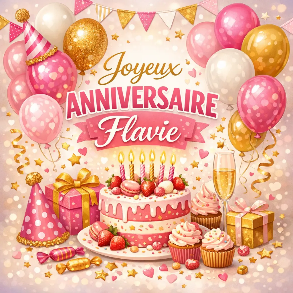 Joyeux Anniversaire Flavie