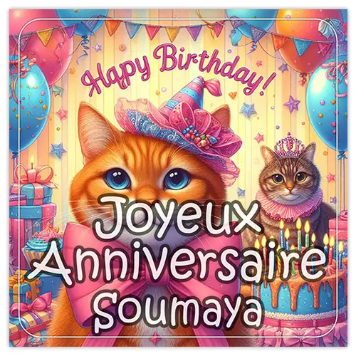 Joyeux Anniversaire Soumaya