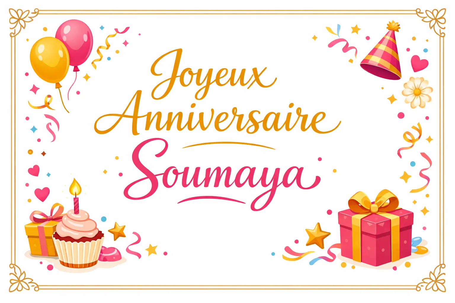 Joyeux Anniversaire Soumaya