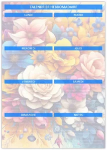 Planificateur-hebdomadaire-imprimable-avec-fond-floral
