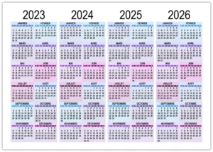Calendrier de 2023 ร 2026 Calendrier-de-2023-a-2026