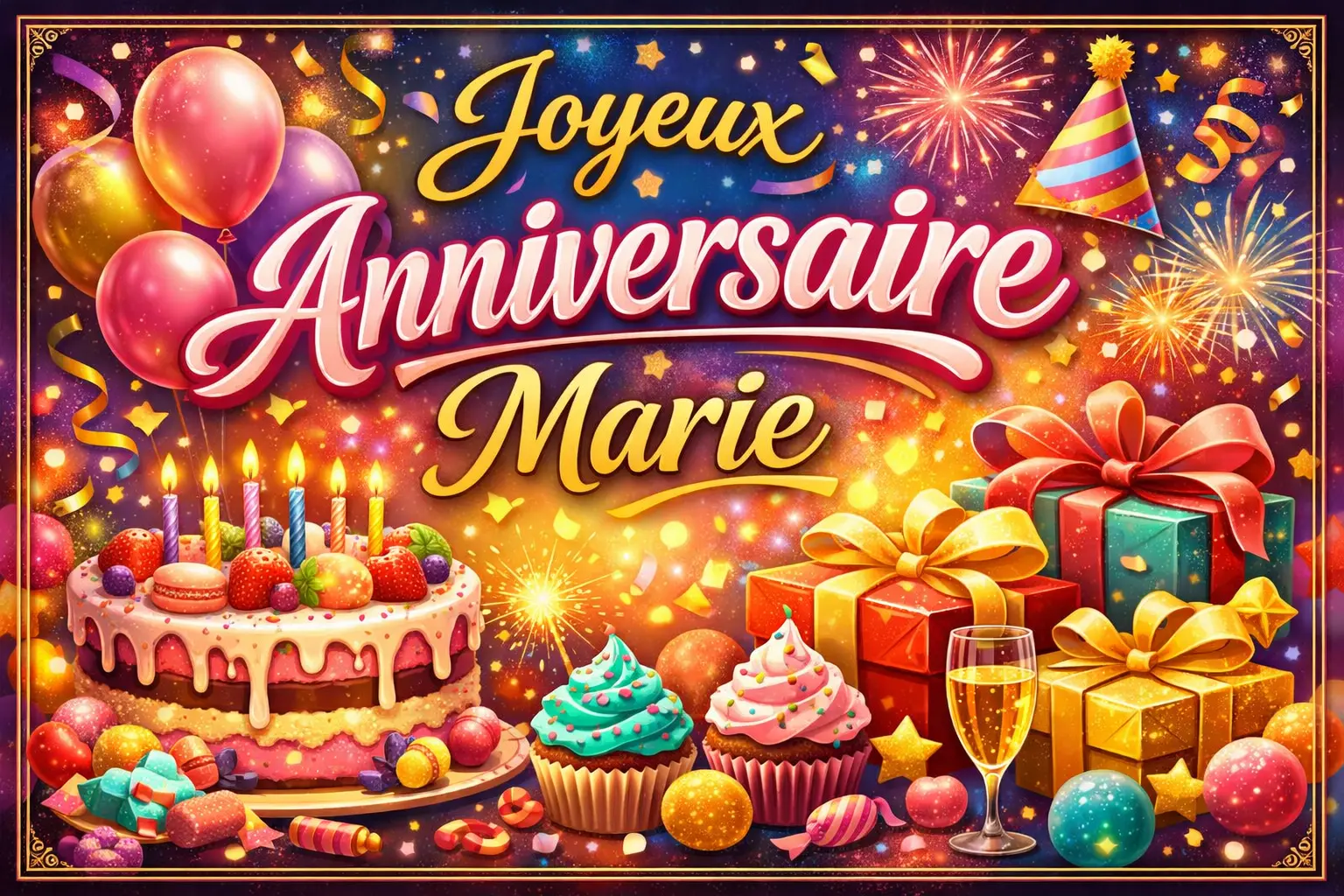 Joyeux Anniversaire Marie