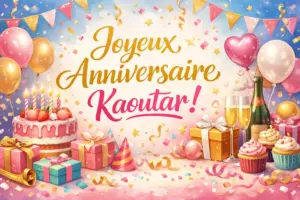 Joyeux Anniversaire Kaoutar