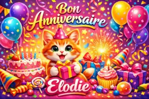 Bon Anniversaire Elodie