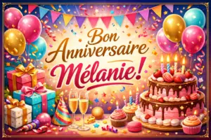 Bon Anniversaire Mélanie