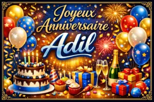 Joyeux Anniversaire Adil