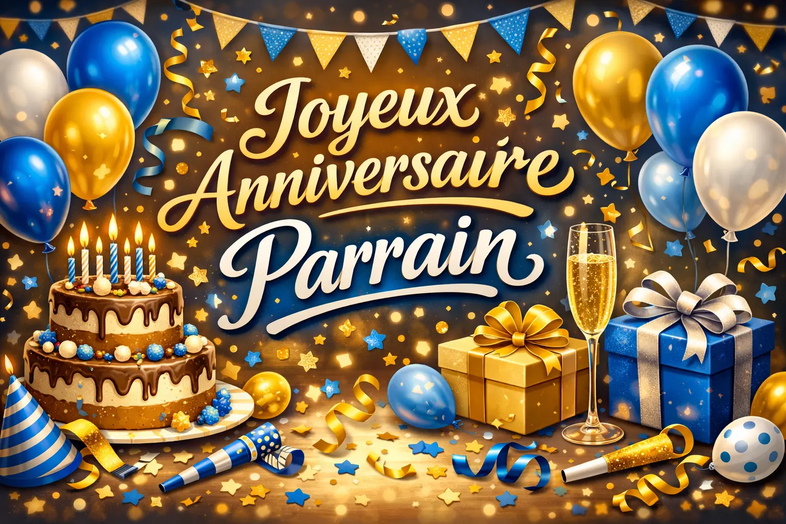 Joyeux anniversaire Parrain
