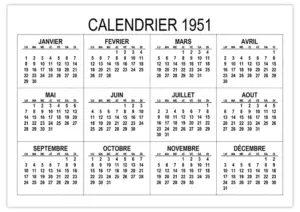 calendrier-1951