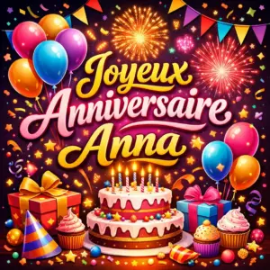 Joyeux Anniversaire Anna
