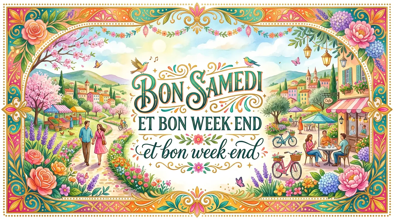 Bon samedi et bon week end – nouvelles images 2026