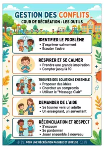 Gestion des conflits en cour de récréation